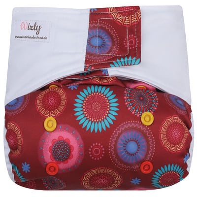 Wizly Überhose mit Klett - Rings of ruby