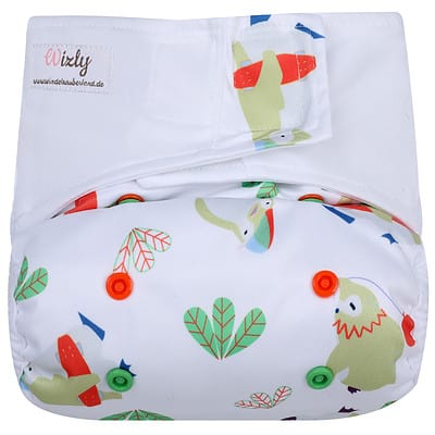 Wizly Überhose mit Klett - Sporty Pinguins